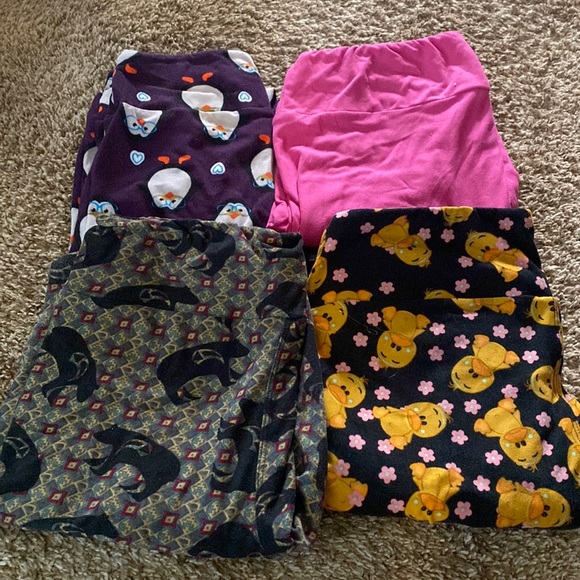 4 PACK LULAROE LEGGINGS - Picture 1 of 1